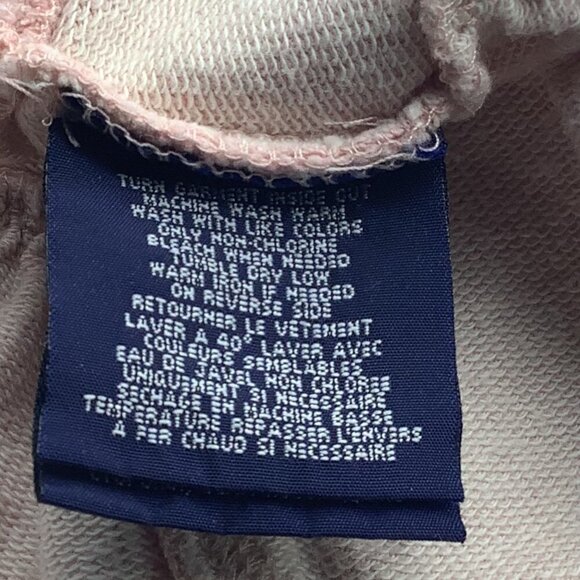 Ralph Lauren Baby Girl Pink Hooded Dress With Embroidered Detail Size 9M Cotton - Picture 4 of 10